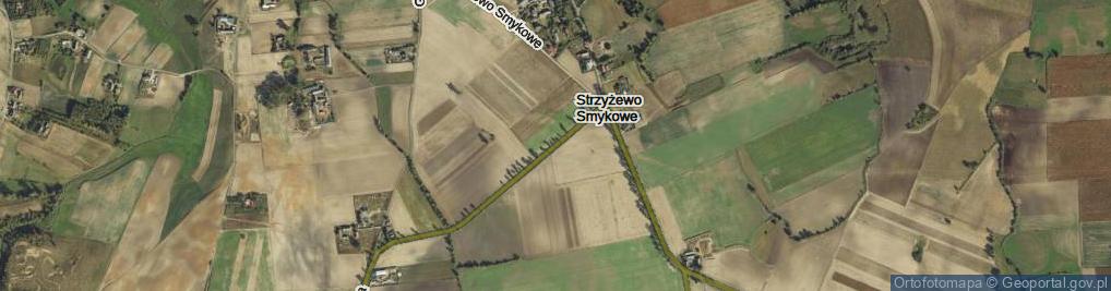 Zdjęcie satelitarne Strzyżewo Smykowe ul.